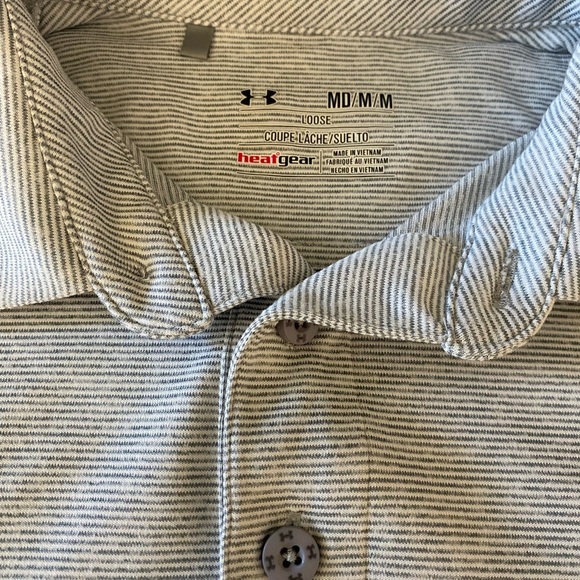 Under Armour Men's Gray Polo Shirt - Picture 4 of 10